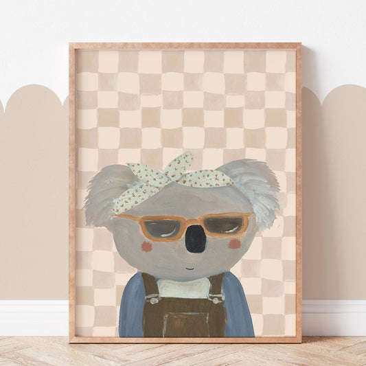 Lion & The Pear Bring Me Sunshine - Koala Art Print