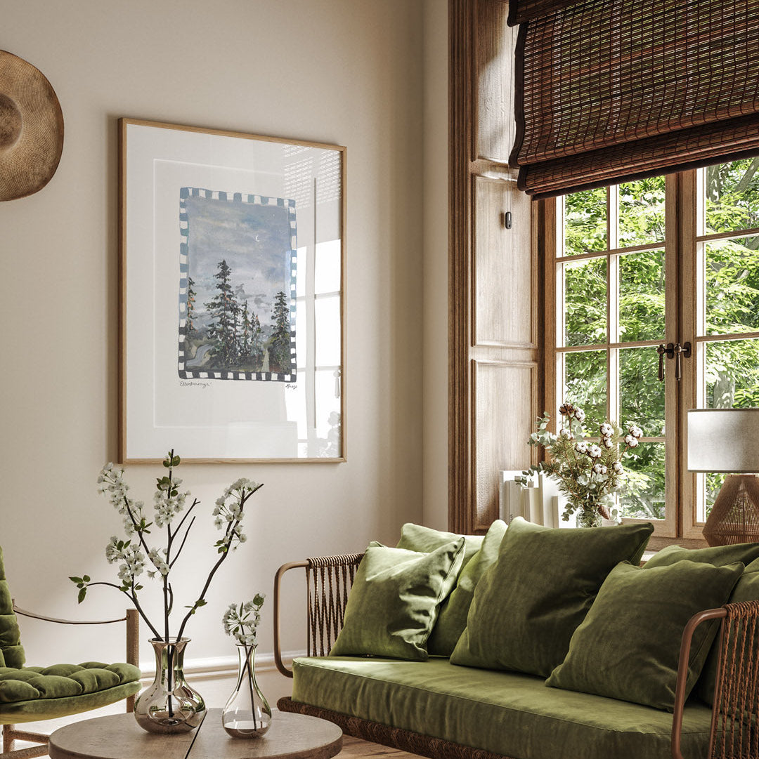 Lion & The Pear Ellenborough Park - Landscape Art Print