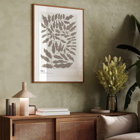Lion & The Pear Fika - Nature Art Print