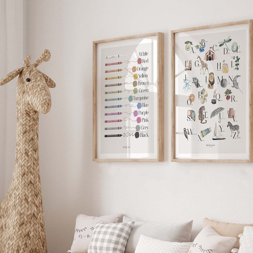 My Colourful World Print by Lion & The Pear
