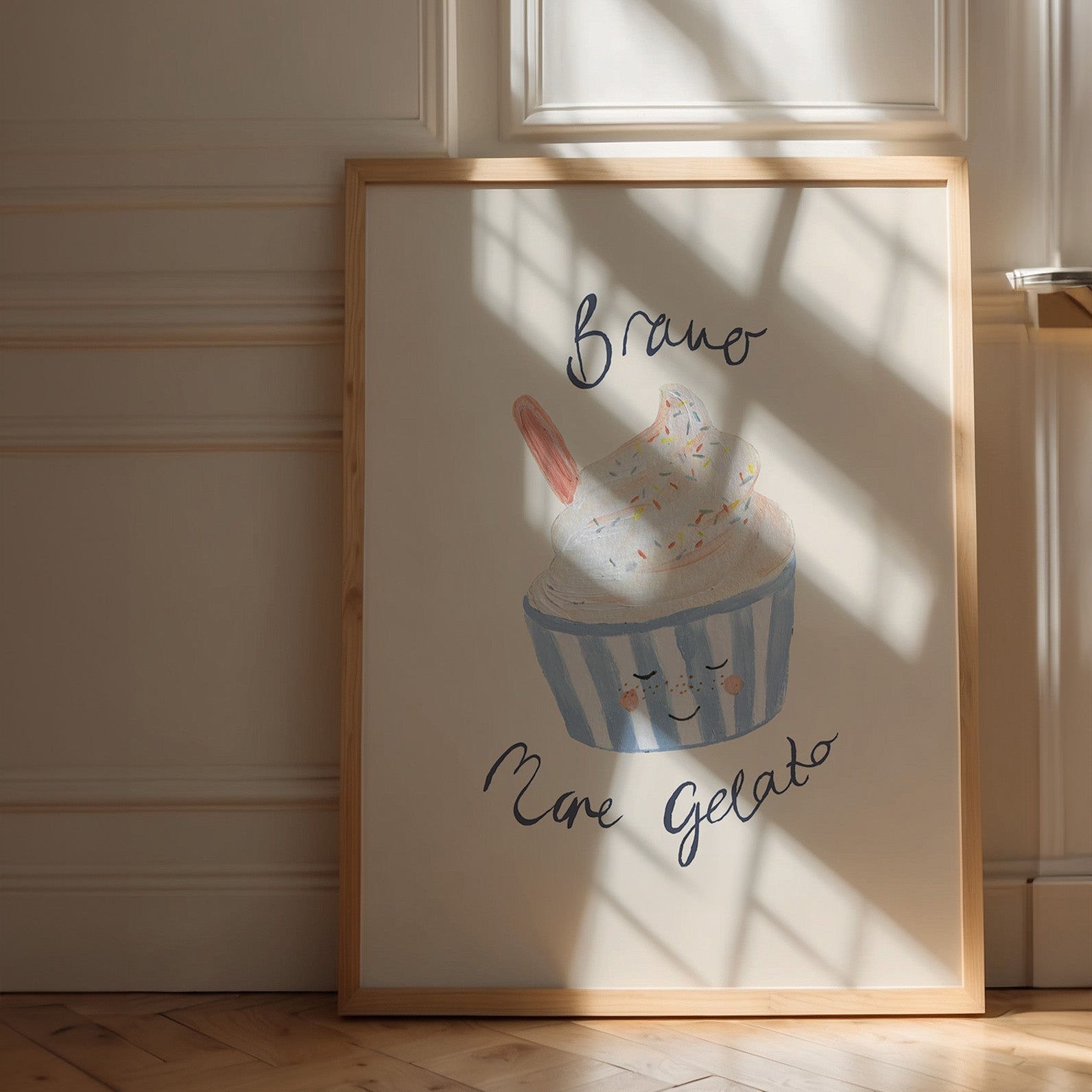 Lion & The Pear Bravo More Gelato Art Print