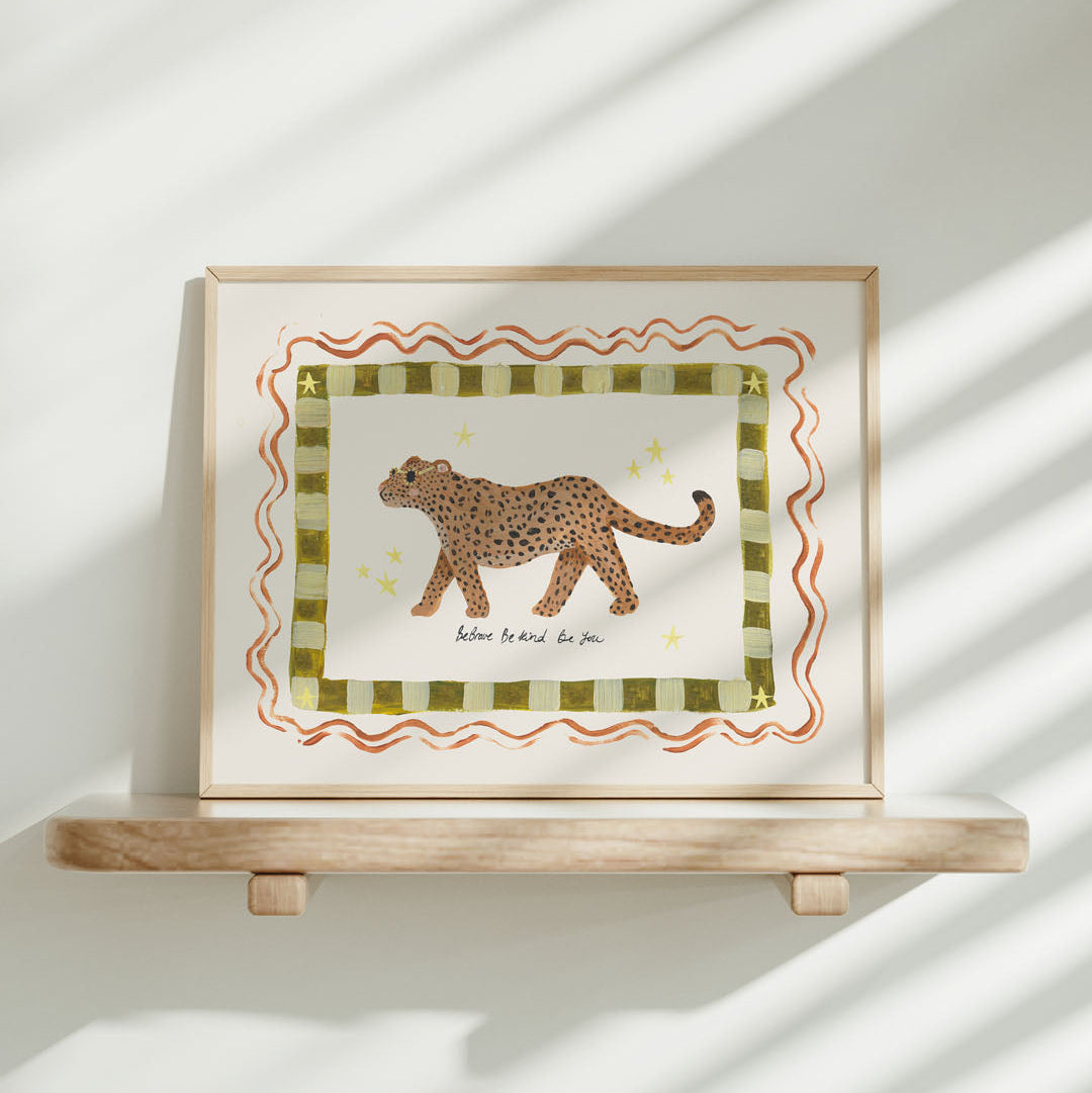 Lion & The Pear Be You - Jaguar Art Print