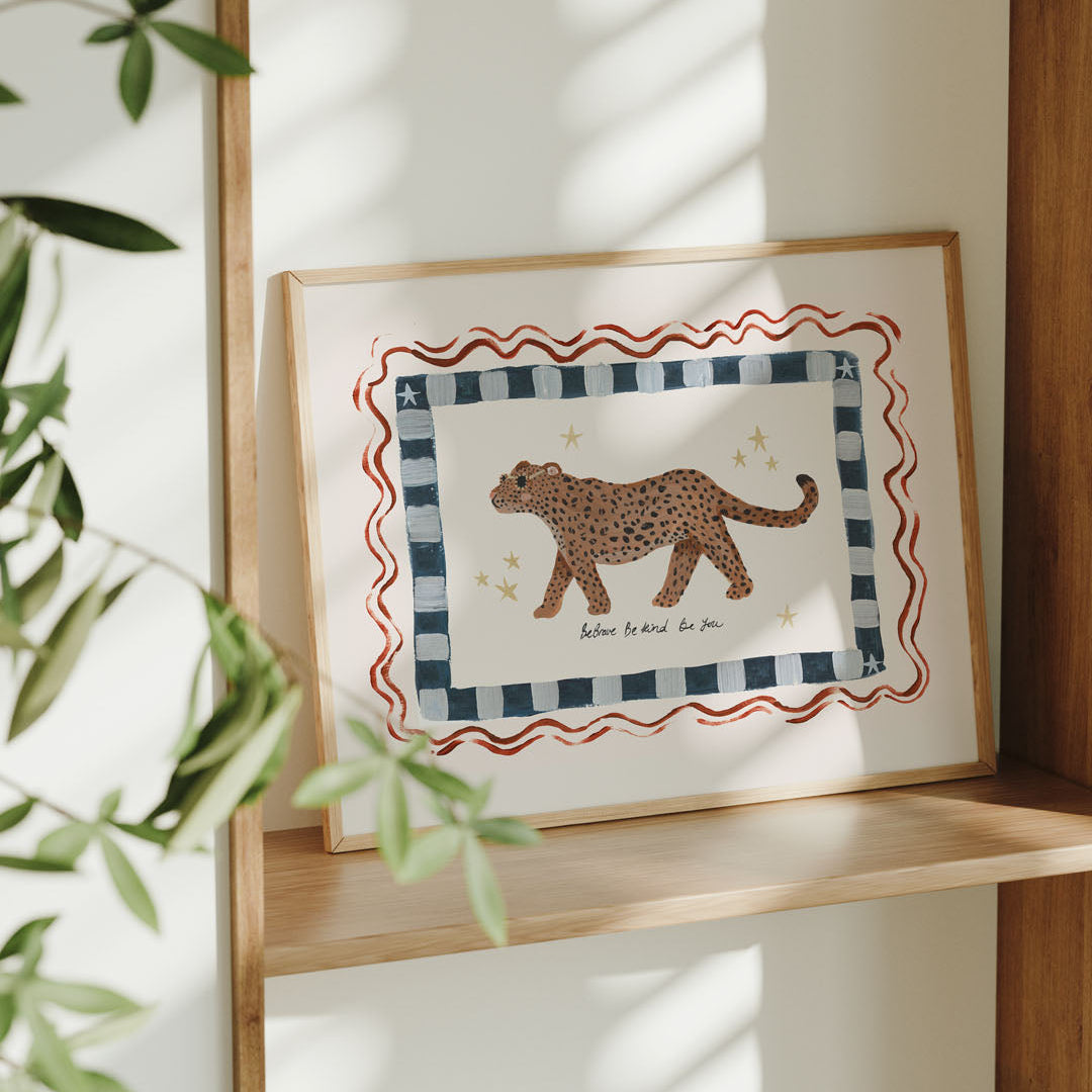 Lion & The Pear Be You - Jaguar Art Print