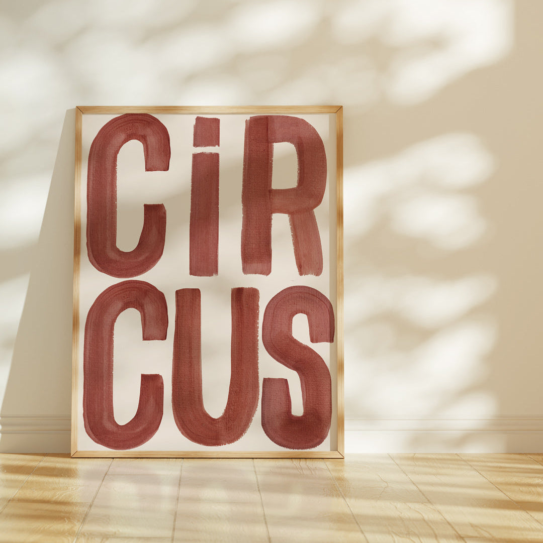 Lion & The Pear 'Circus' Art Print