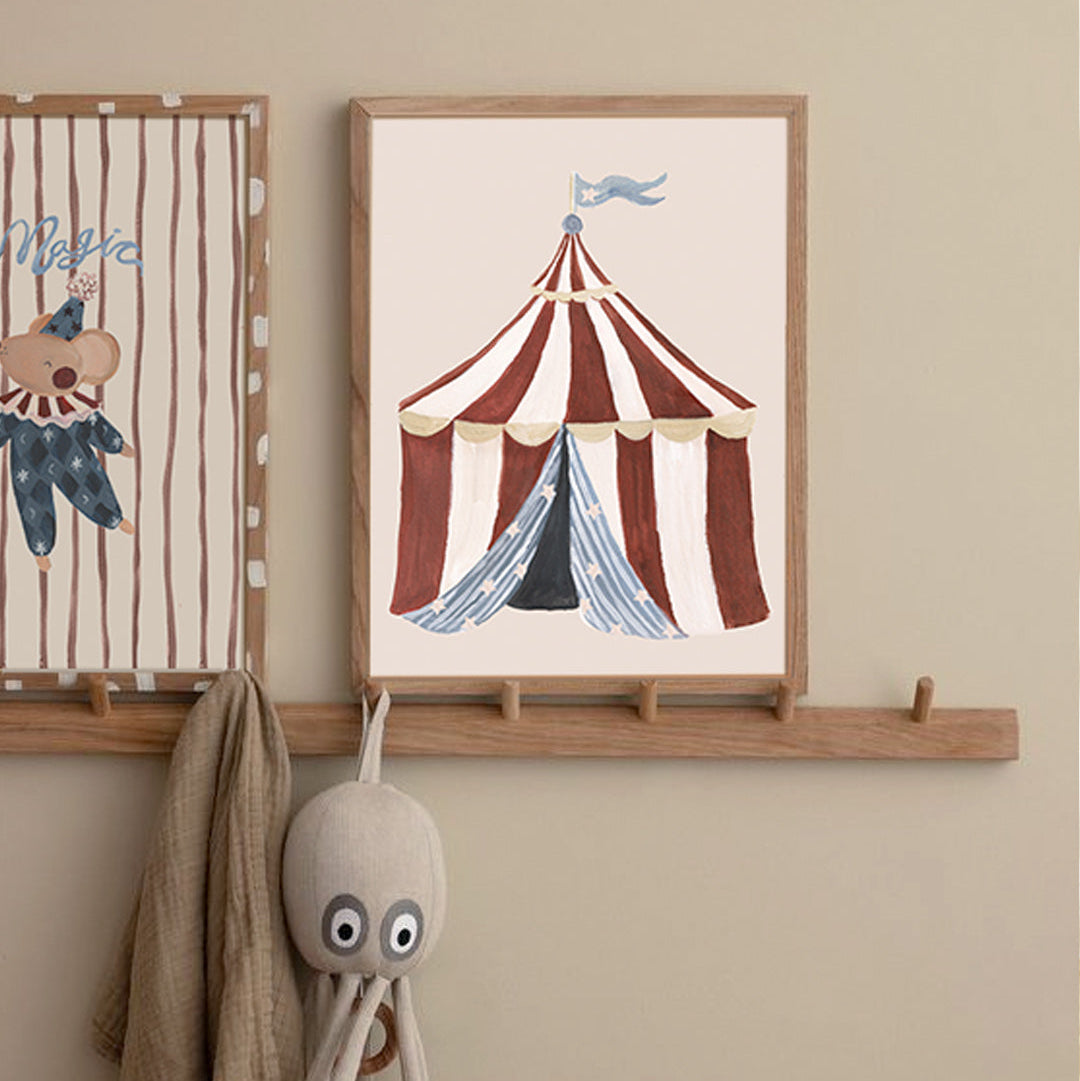 Lion & The Pear Big Top Tent - Circus Art Print