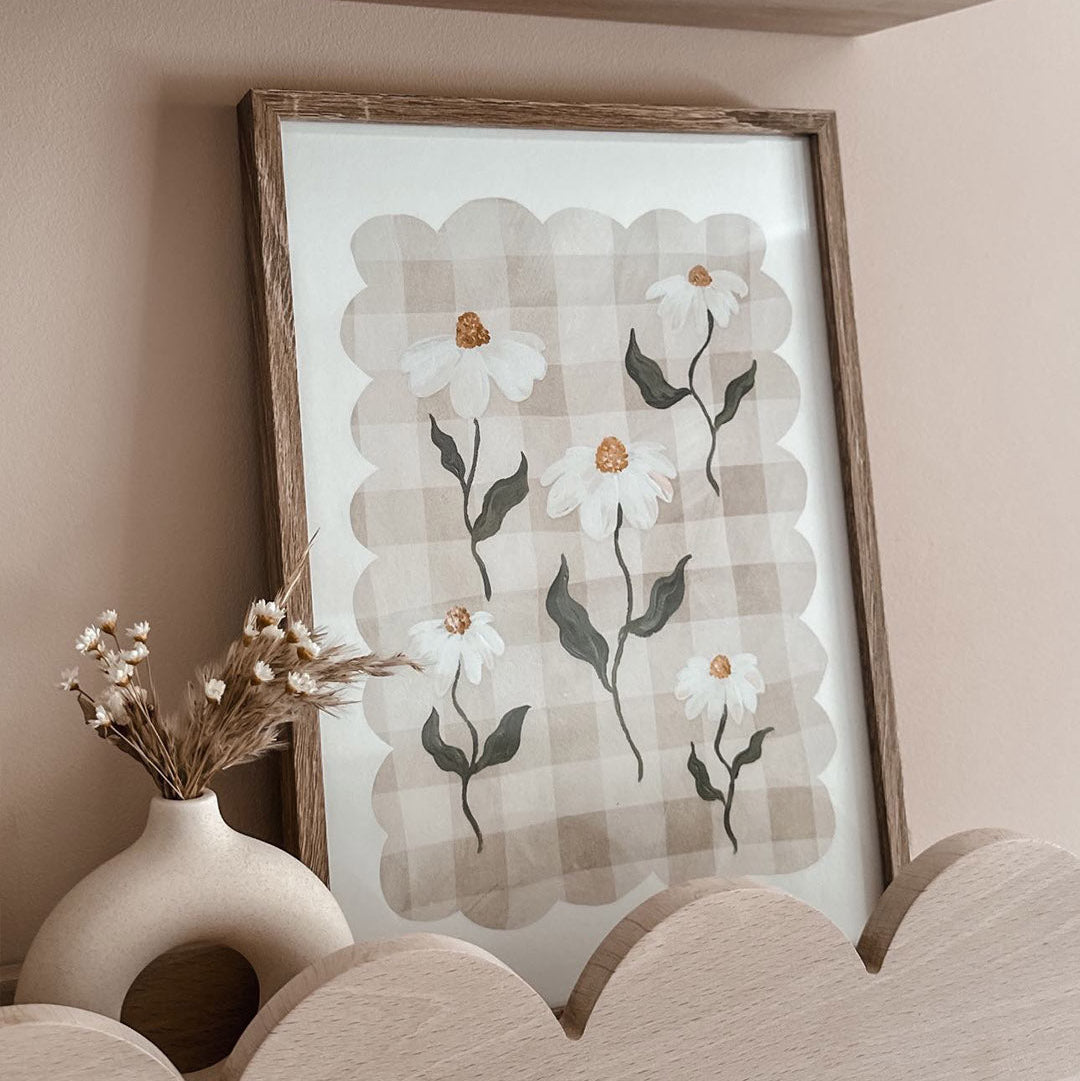 Lion & The Pear Daisy Daisy Art Print