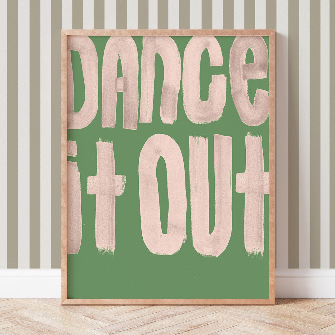 Lion & The Pear 'Dance It Out' Art Print