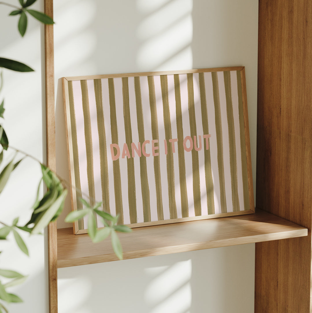 Lion & The Pear 'Dance It Out' Art Print