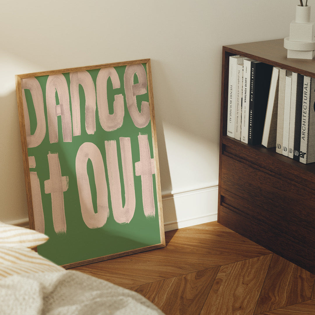 Lion & The Pear 'Dance It Out' Art Print