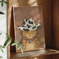 Lion & The Pear Howdy - Leopard Cowboy Art Print
