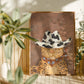 Lion & The Pear Howdy - Leopard Cowboy Art Print