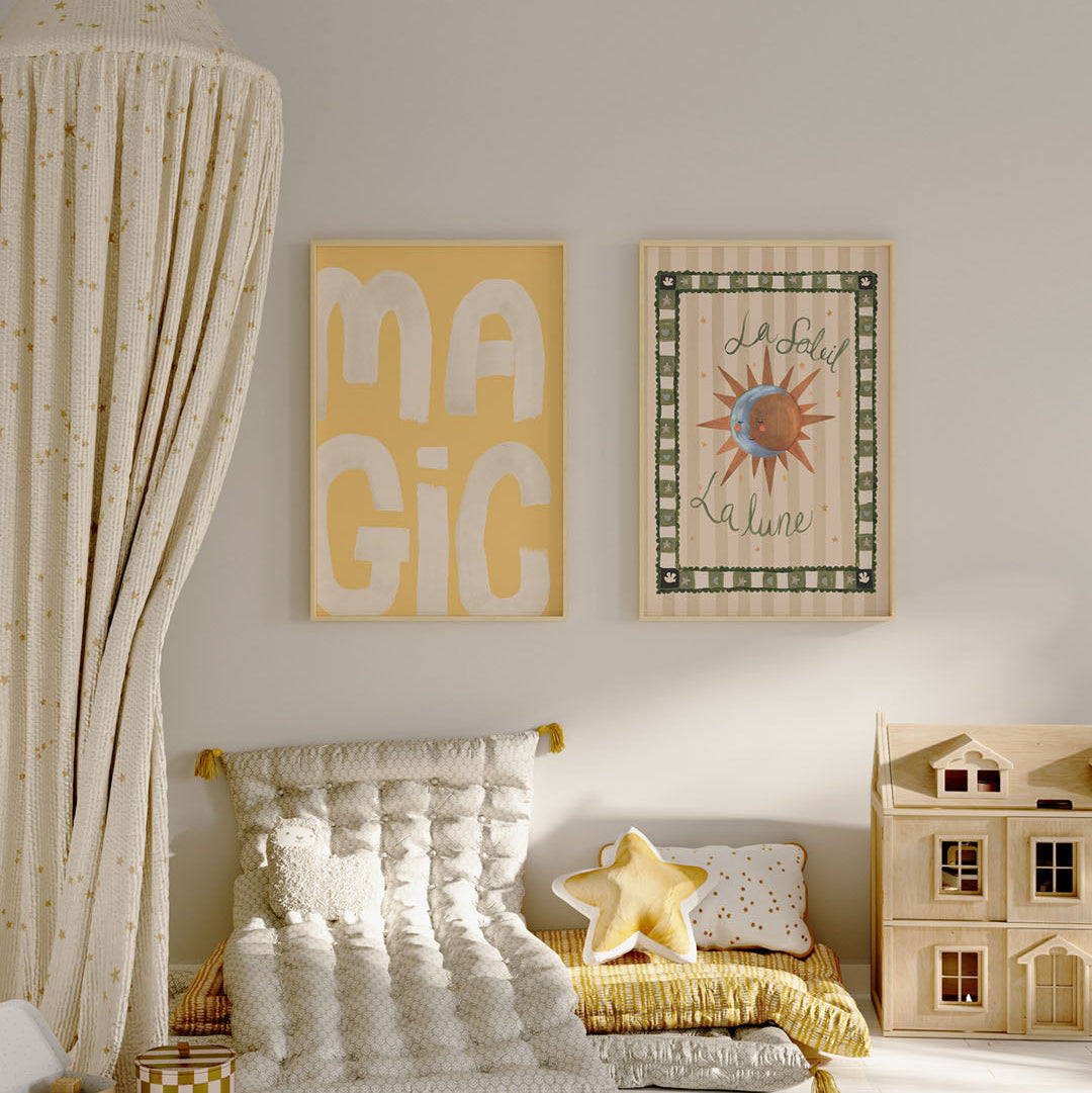 Lion & The Pear 'Magic' Art Print