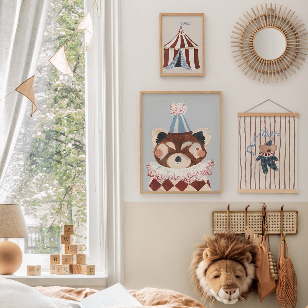 Lion & The Pear Big Top Tent - Circus Art Print
