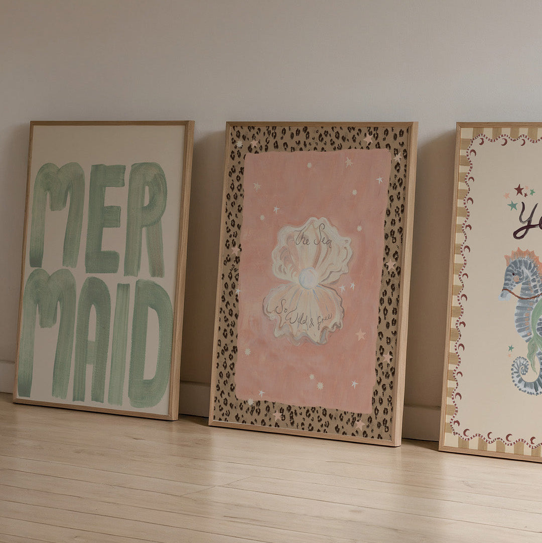Lion & The Pear 'Mermaid' Art Print