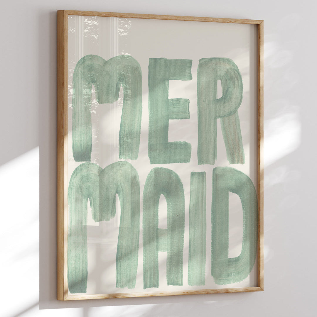 Lion & The Pear 'Mermaid' Art Print