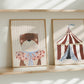 Lion & The Pear Big Top Tent - Circus Art Print