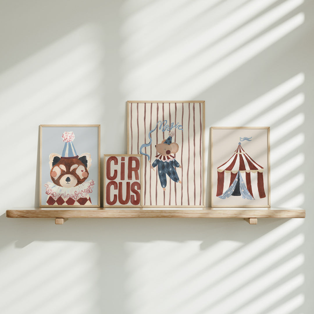 Lion & The Pear 'Circus' Art Print