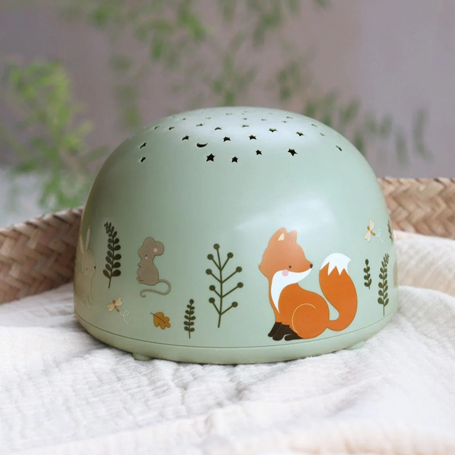 A Little Lovely Company Projector Night Light - Forest Friends