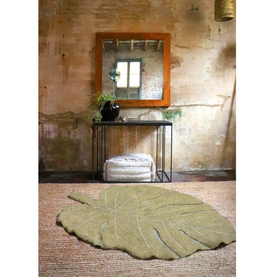 Lorena Canals Washable Rug - Monstera Leaf (5 Colours Available)