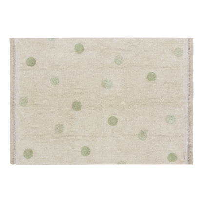 Lorena Canals Washable Rug - Hippy Dots Natural (3 Colours Available)