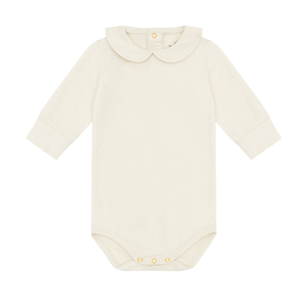 Organic Cotton Long Sleeve Collared Baby Bodysuit by Vild House of Little (6 Colours Available)