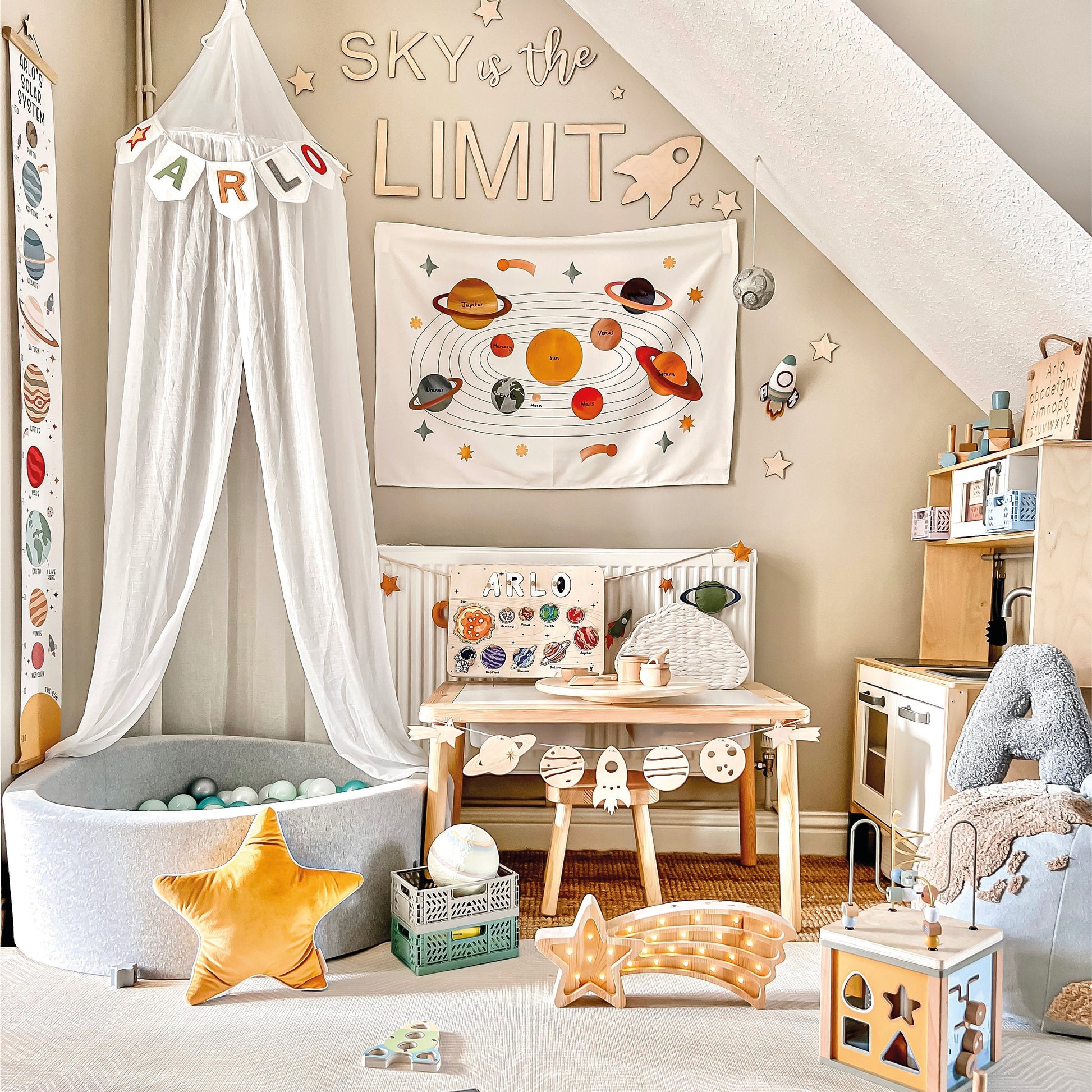 Kid of the Village Solar System Wall Hanging - Large