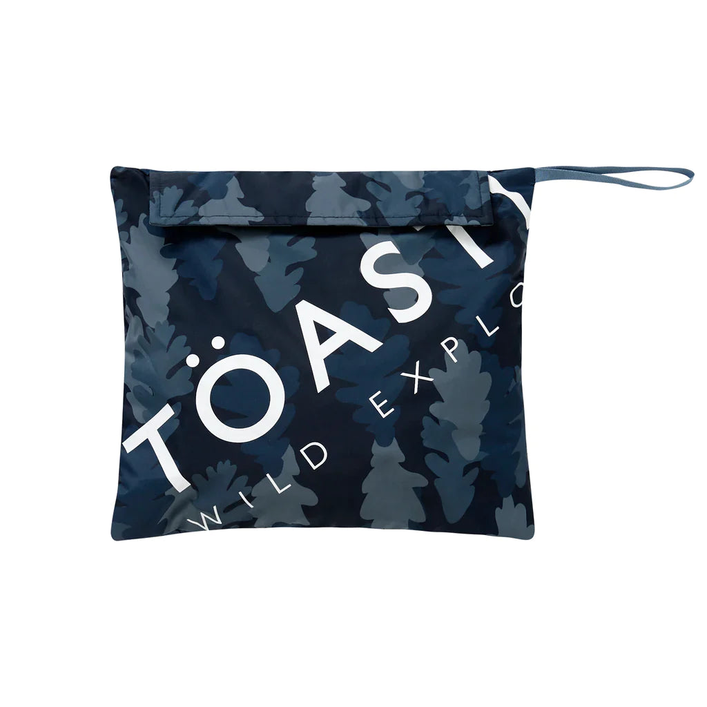 Toastie Kids Pac-A-Mac Waterproof Raincoat - Navy Leaf Camo