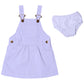 Dotty Dungarees Lilac Denim Dress