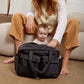 Finnsøn IRIS Eco Double Pocket Changing Bag with Changing Mat - Black