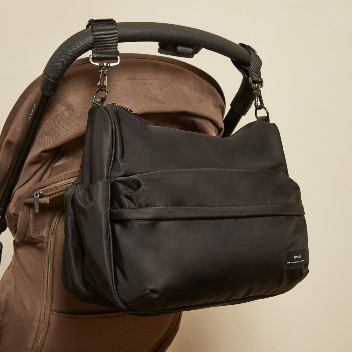 Finnsøn CLARA Eco Changing Bag with Changing Mat - Black