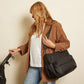 Finnsøn CLARA Eco Changing Bag with Changing Mat - Black