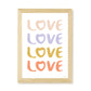 LOVE Kids Art Print by Hibou Home
