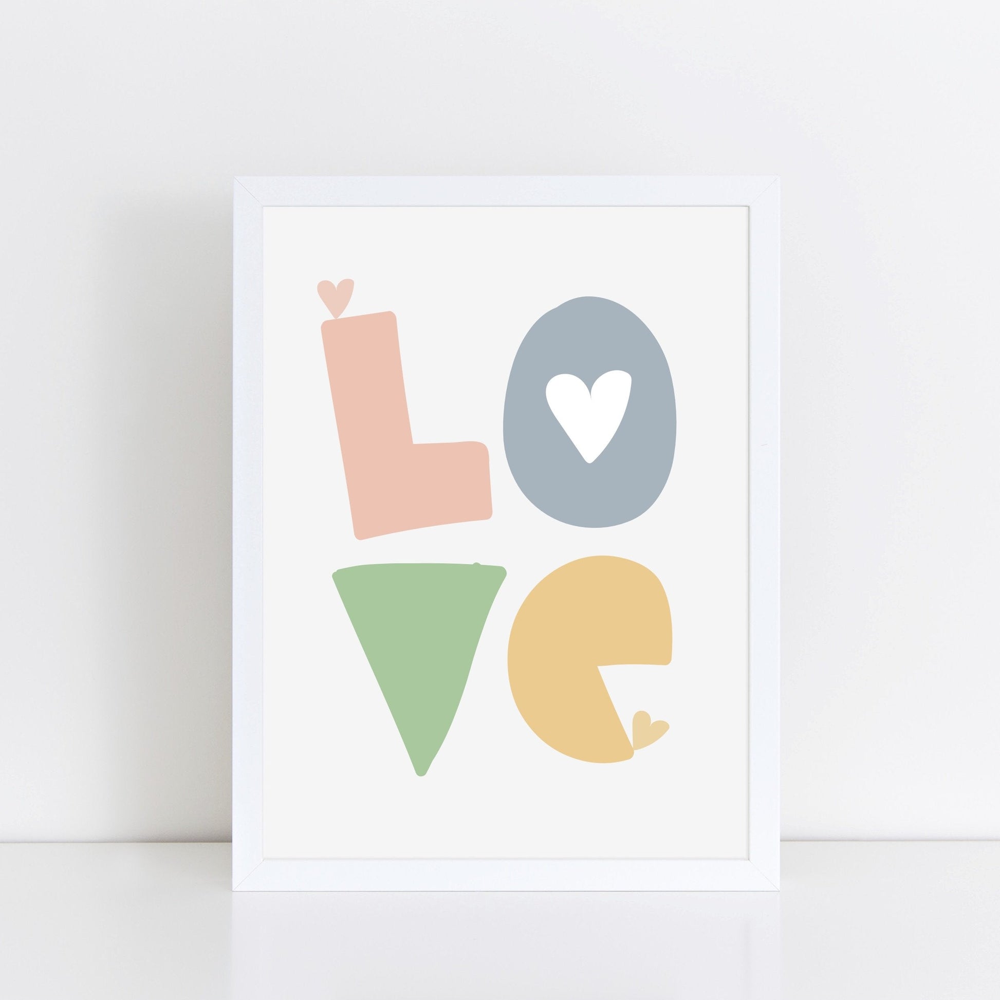 The Little Jones LOVE Print
