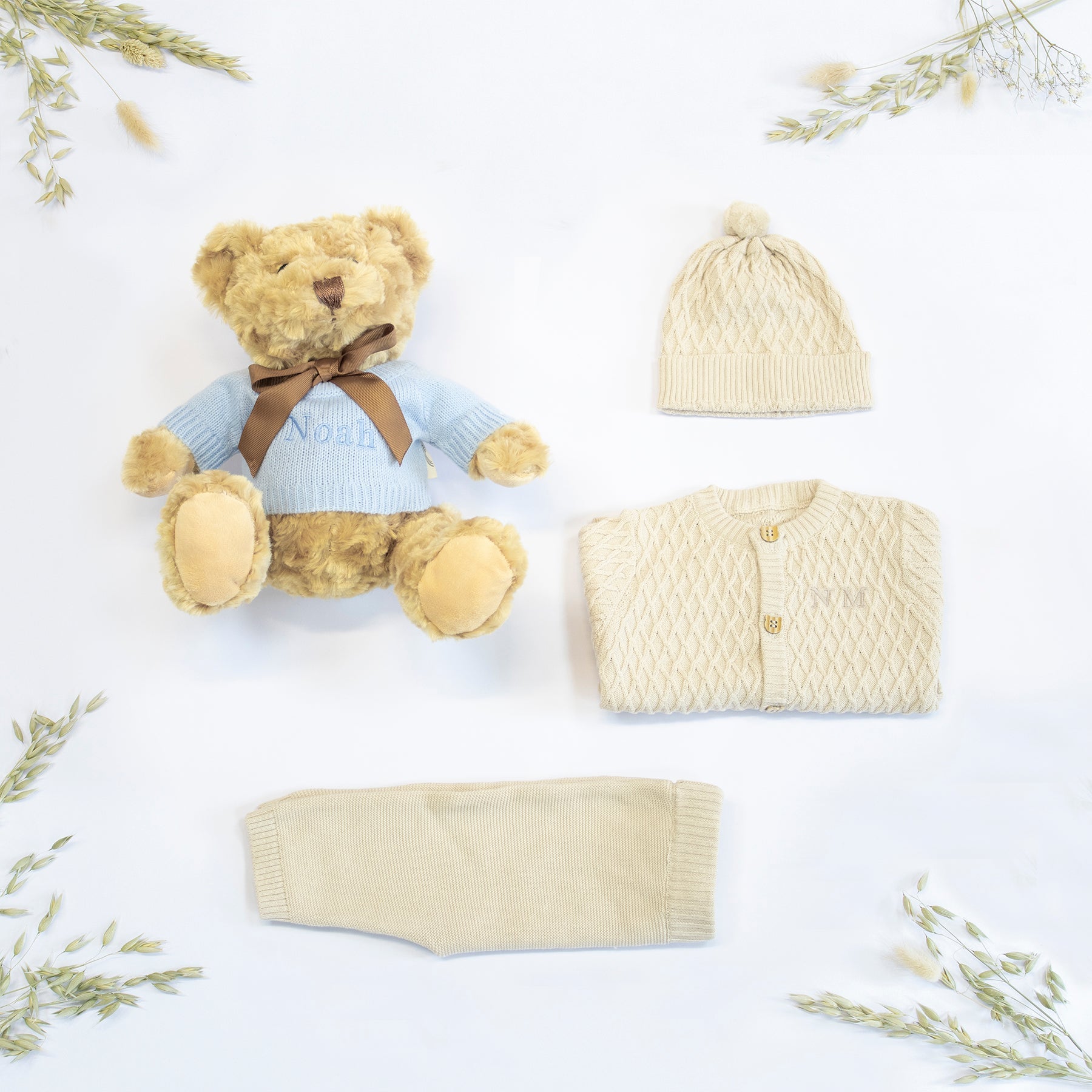My 1st Outfit & Teddy Personalised Baby Gift Set by The Baby Gifting Co.