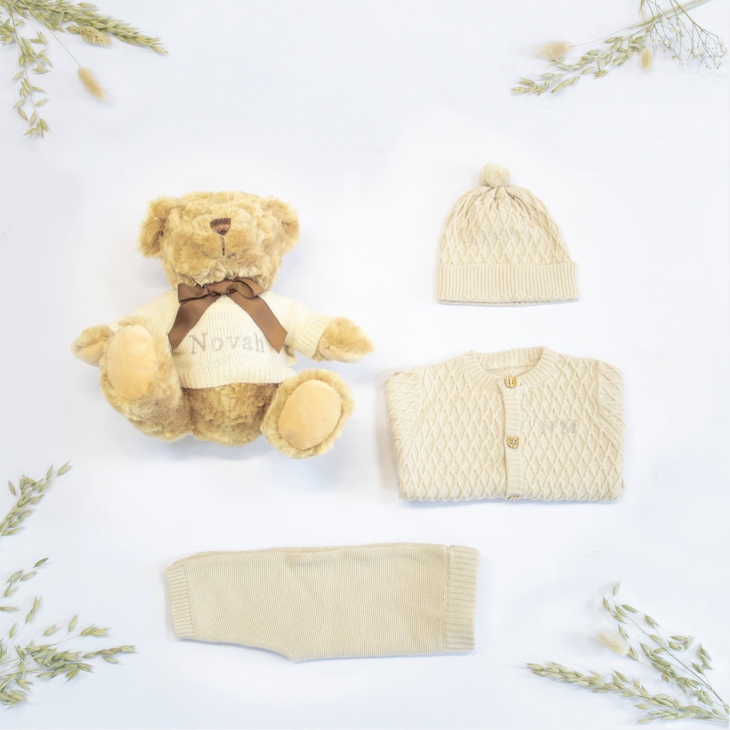 My 1st Outfit & Teddy Personalised Baby Gift Set by The Baby Gifting Co.