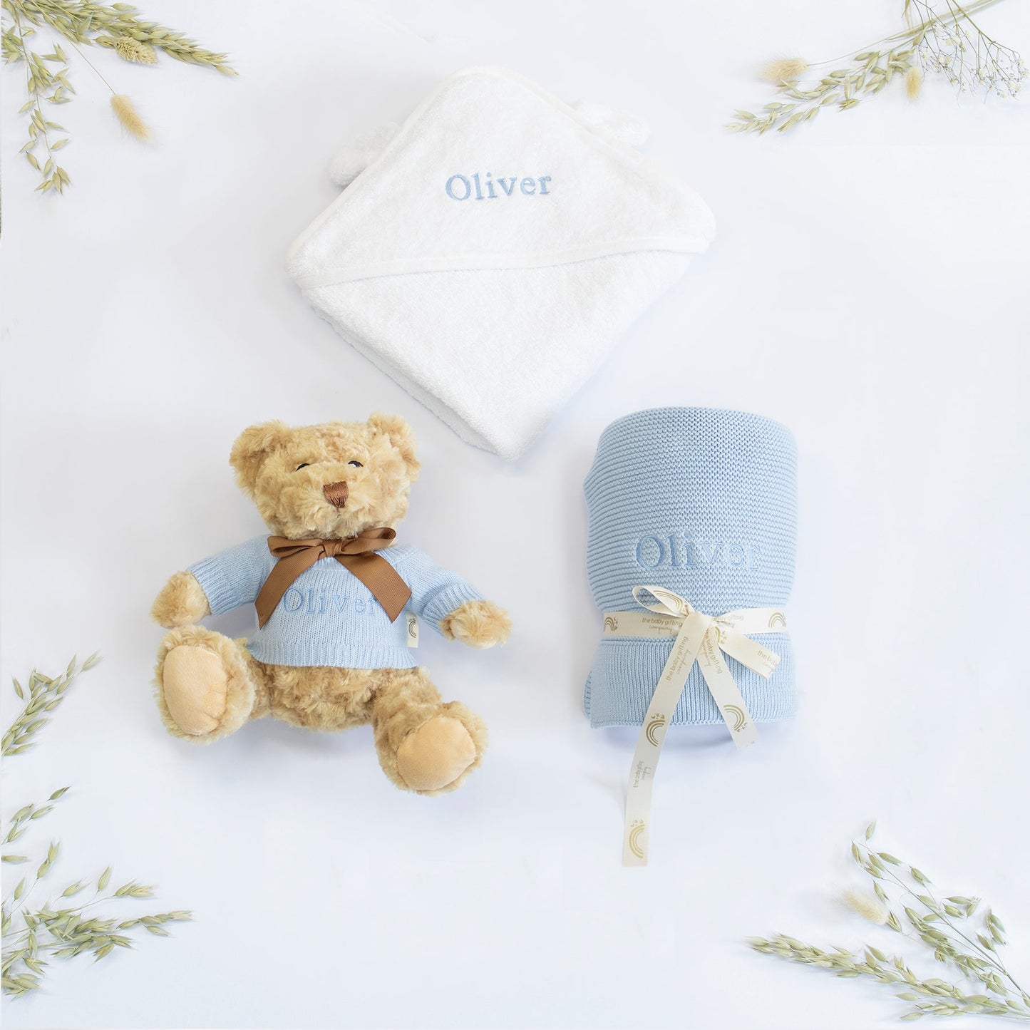 Welcome Little One Personalised Baby Gift Set by The Baby Gifting Co.