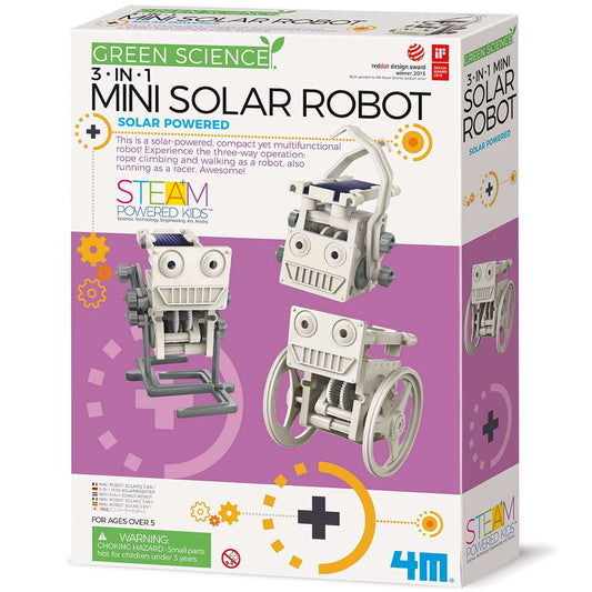 Green Science - 3-in-1 Mini Solar Robot by 4M