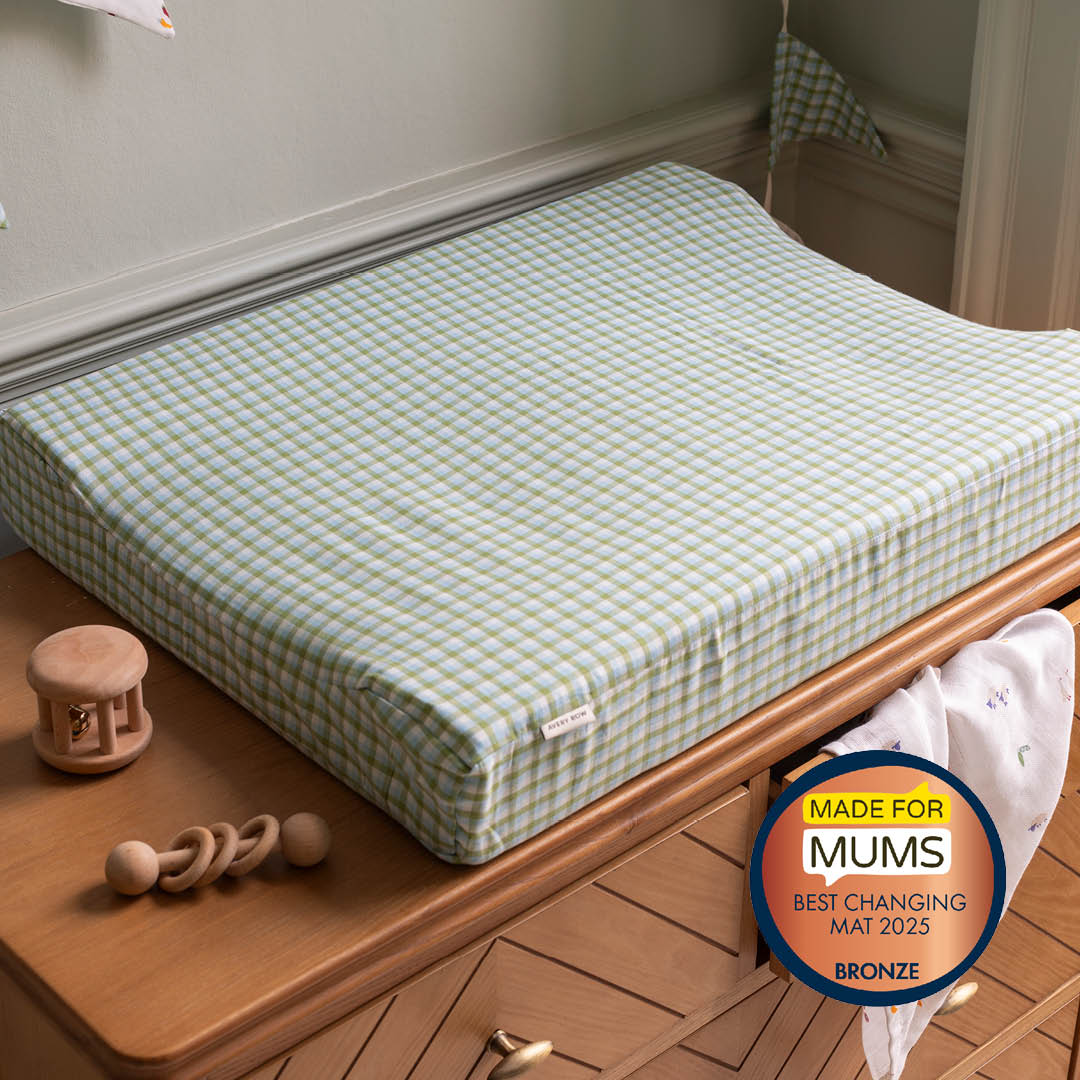 Avery Row Baby Changing Mat - Greenhouse Gingham