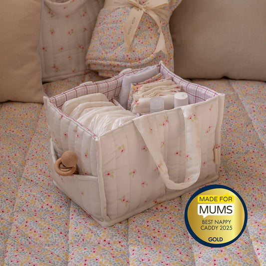 Avery Row Nappy Caddy - Anemone
