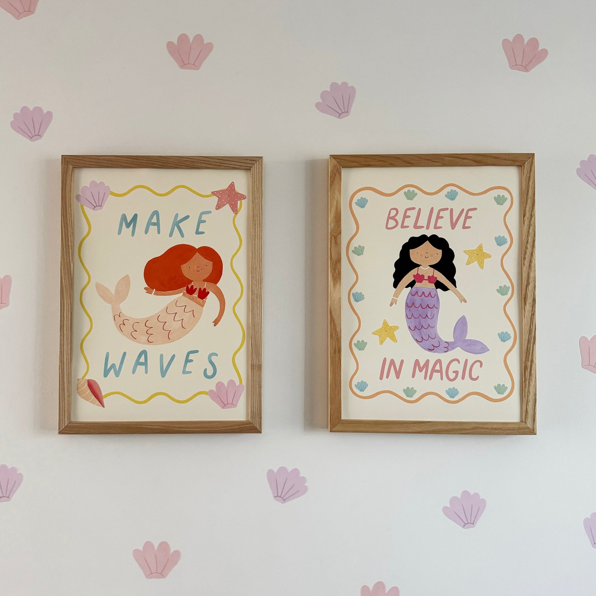 Kid of the Village Believe in Magic Mermaid Art Print