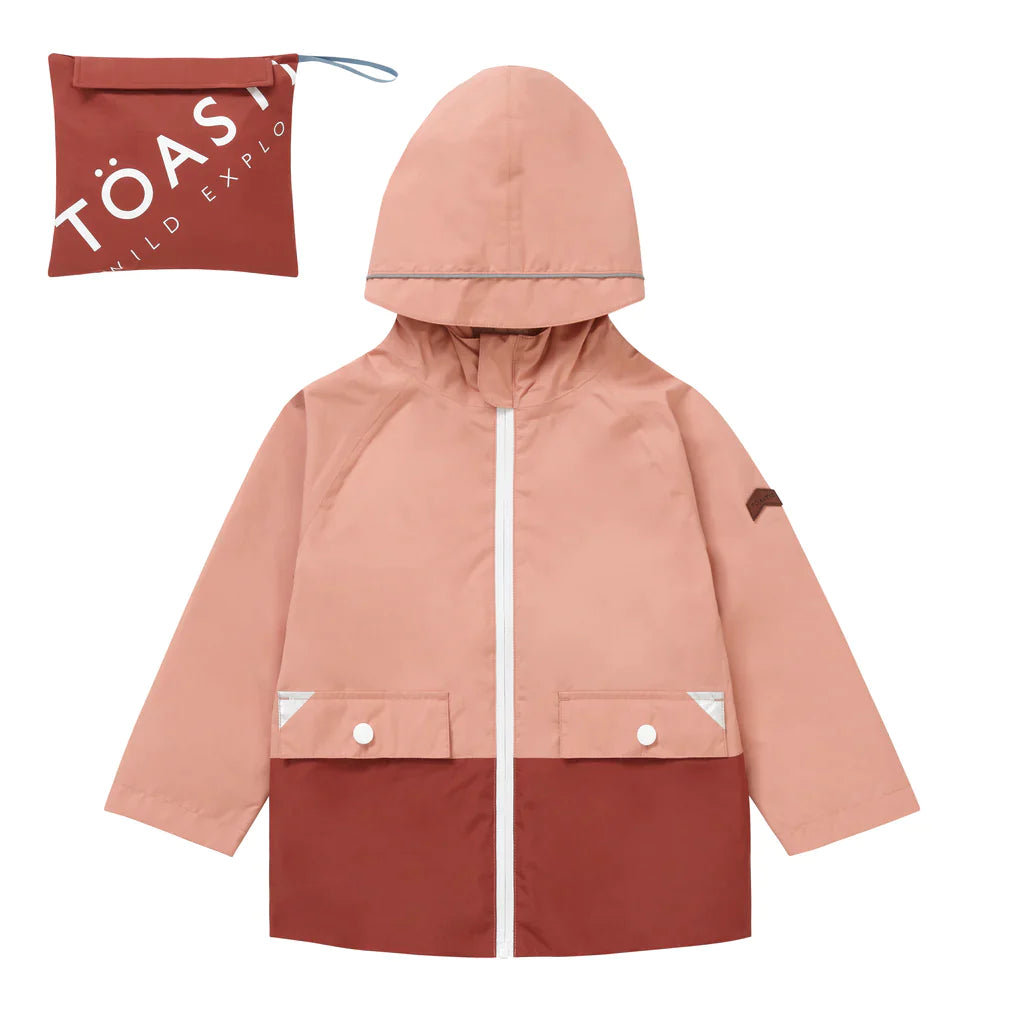 Toastie Kids Pac-A-Mac Waterproof Raincoat - Mallow Pink