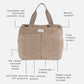 Finnsøn SIGRID Eco Changing Bag with Changing Mat - Teddy Biege