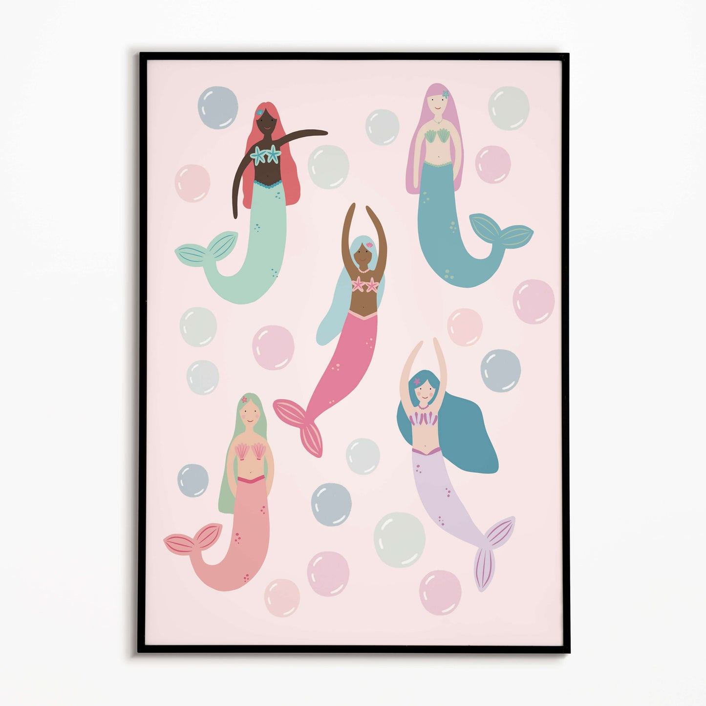 The Little Jones Mermaids Print