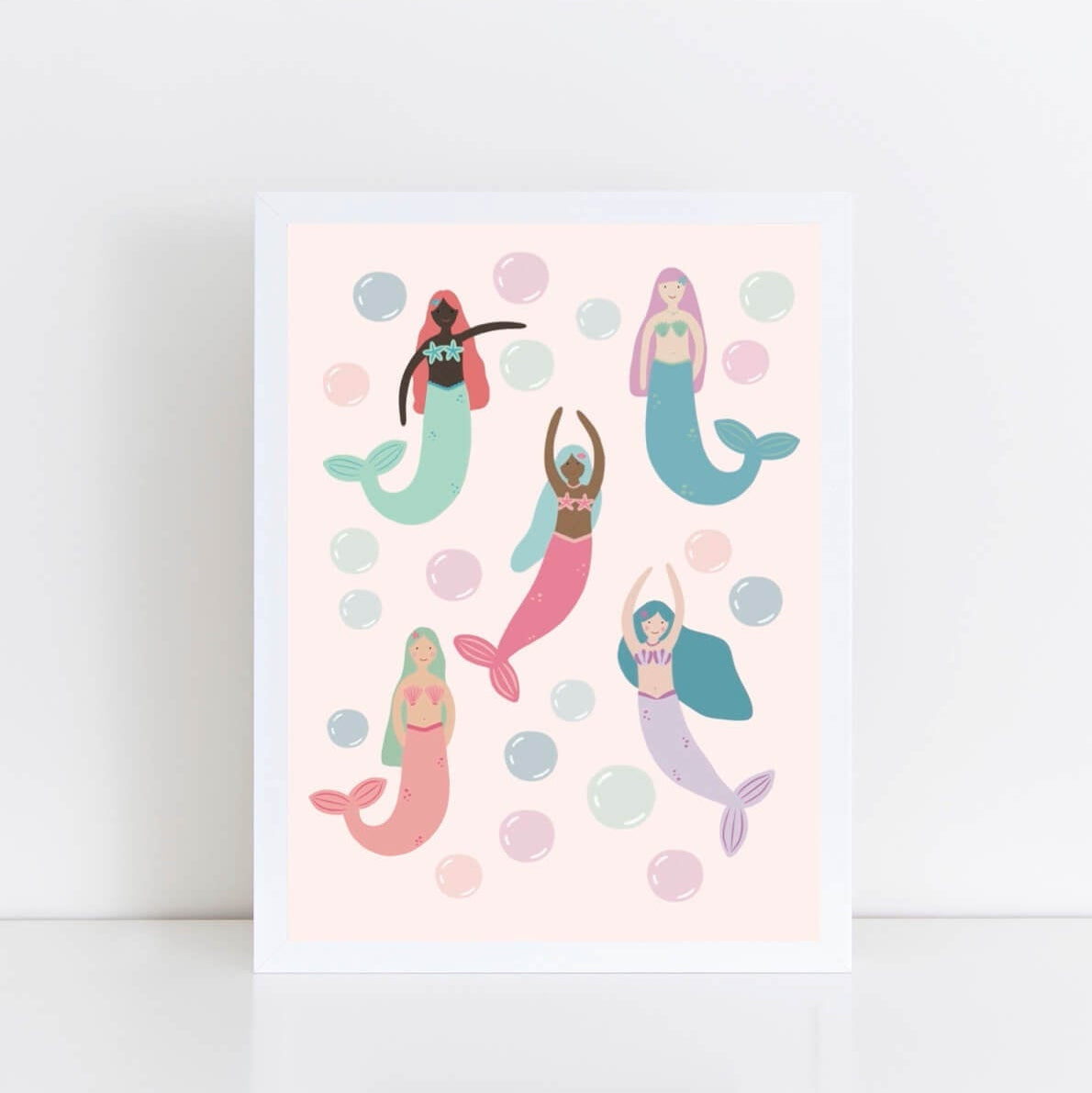 The Little Jones Mermaids Print