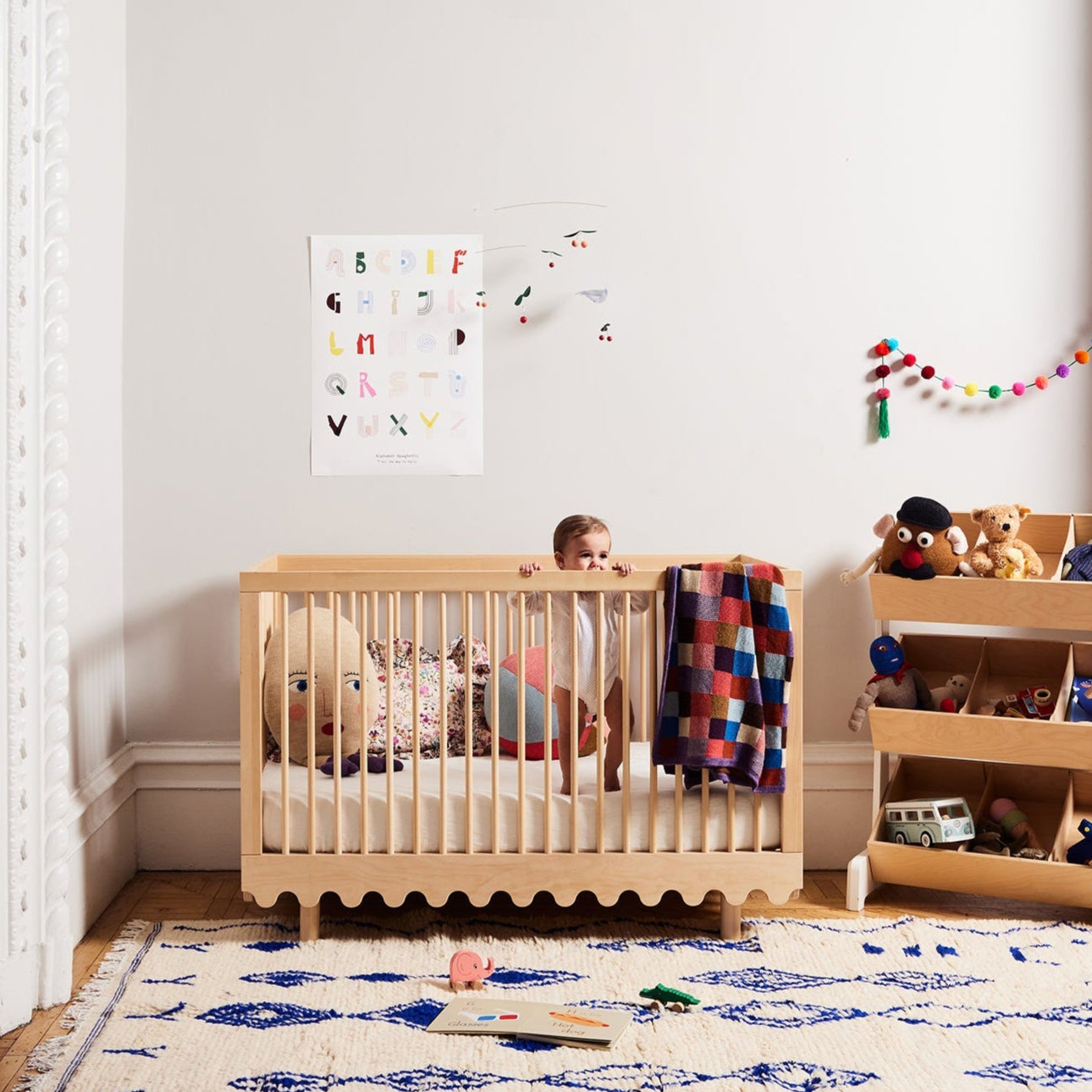 Oeuf NYC Moss Crib - Birch