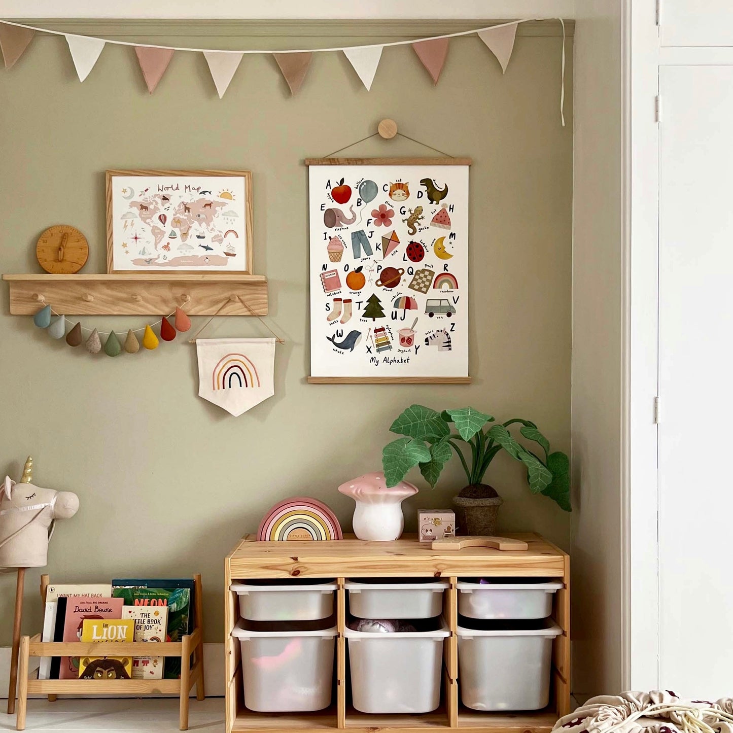 Kid of the Village My Alphabet Art Print