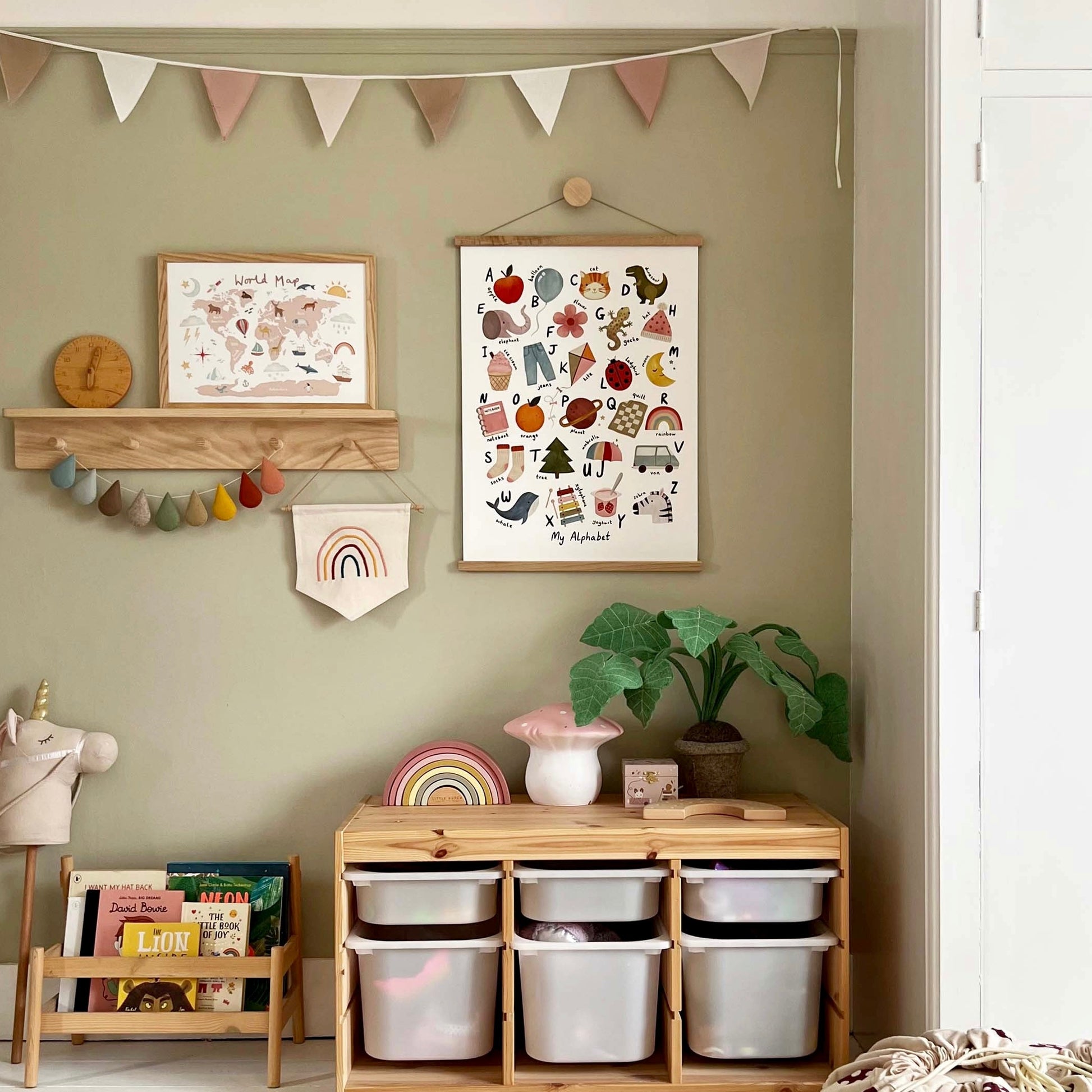 Kid of the Village My Alphabet Art Print