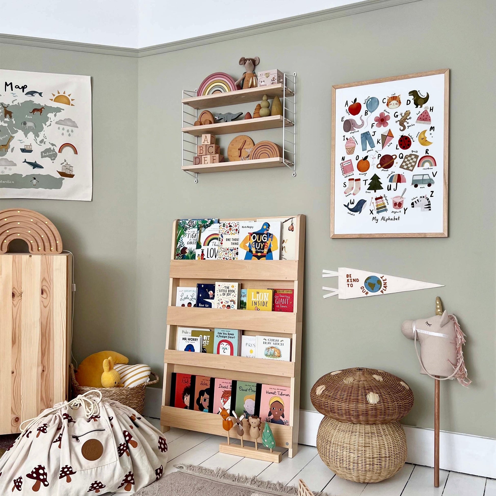 Kid of the Village My Alphabet Art Print