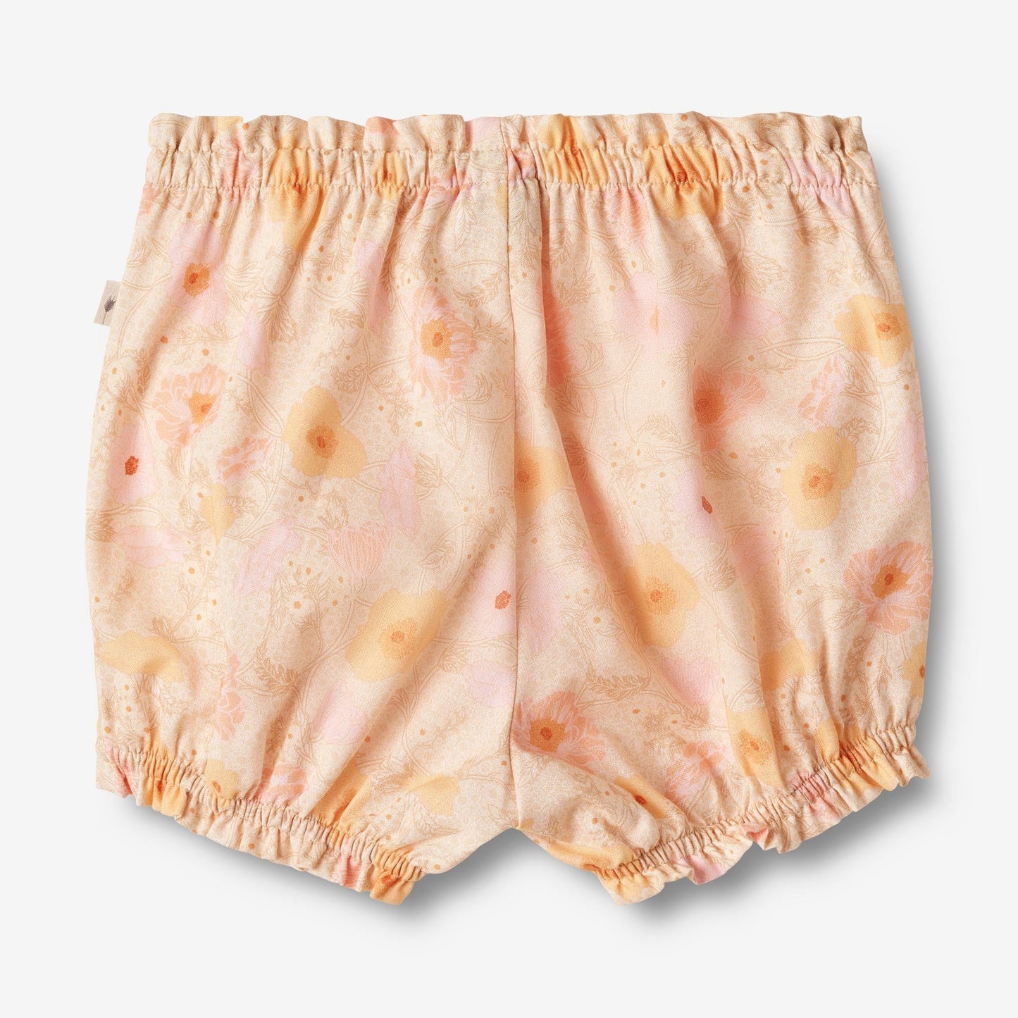 Wheat 'Angie' Baby Nappy Pants - Alabaster Flower Bobbles