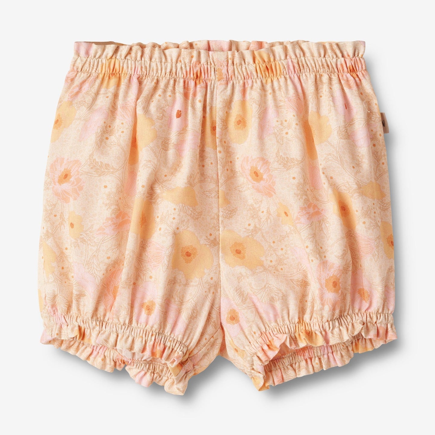 Wheat 'Angie' Baby Nappy Pants - Alabaster Flower Bobbles